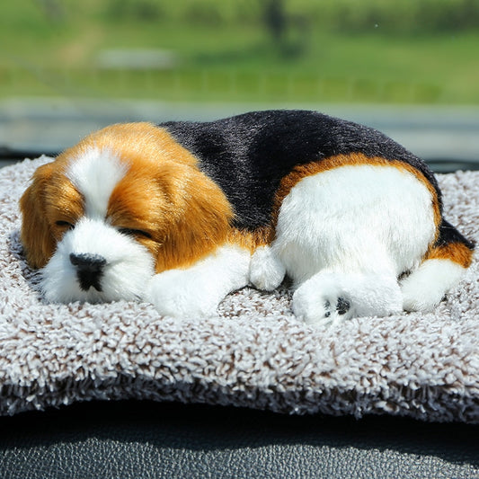 8 Modelslarge Plush Toy Simulation Dog Doll Sleeping Dog Car